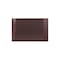 Dacasso Chocolate Brown Leather 22" x 14" Desk Pad PR-3428 - alternate 1